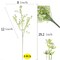 Grand Verde Forget-Me-Not Tall Artificial Flowers 29” Long Stems Real-Touch Faux Bouquet, 5pcs Bundle
